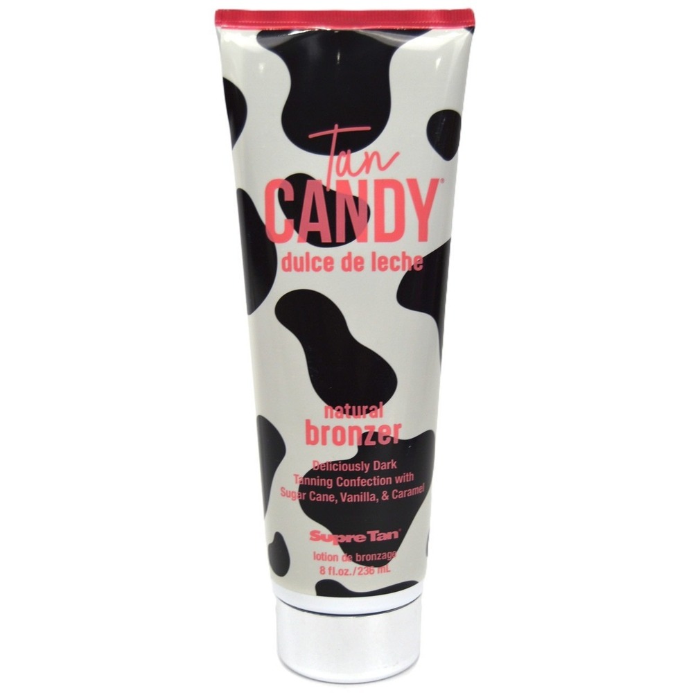 Supre Tan Tan Candy Dulce de Leche Natural Bronzer Tanning Lotion 8oz Cow Print